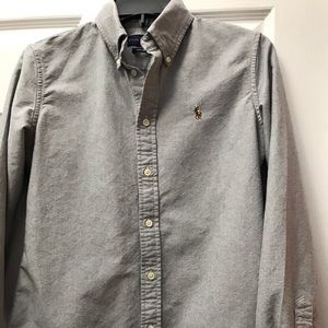 Ralph Lauren woman’s button down shirt - grey